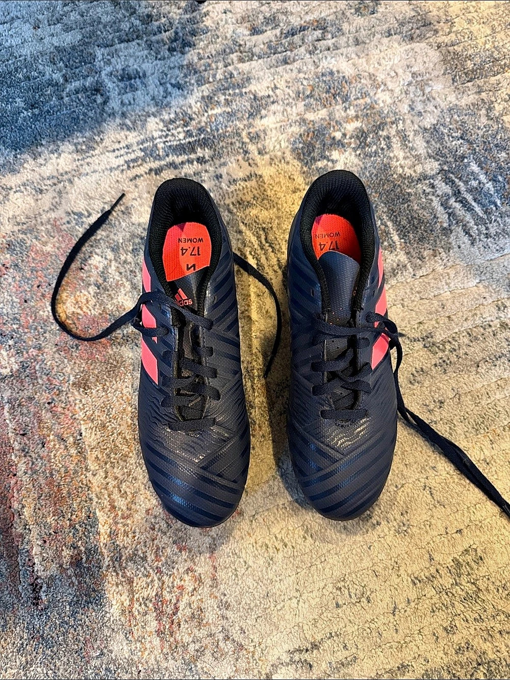 Nike Mercurial Soccer Cleats Blue & Pink US 6.5